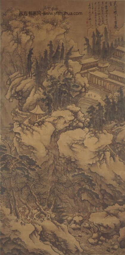 谢时臣 武当雪霁图轴.jpg