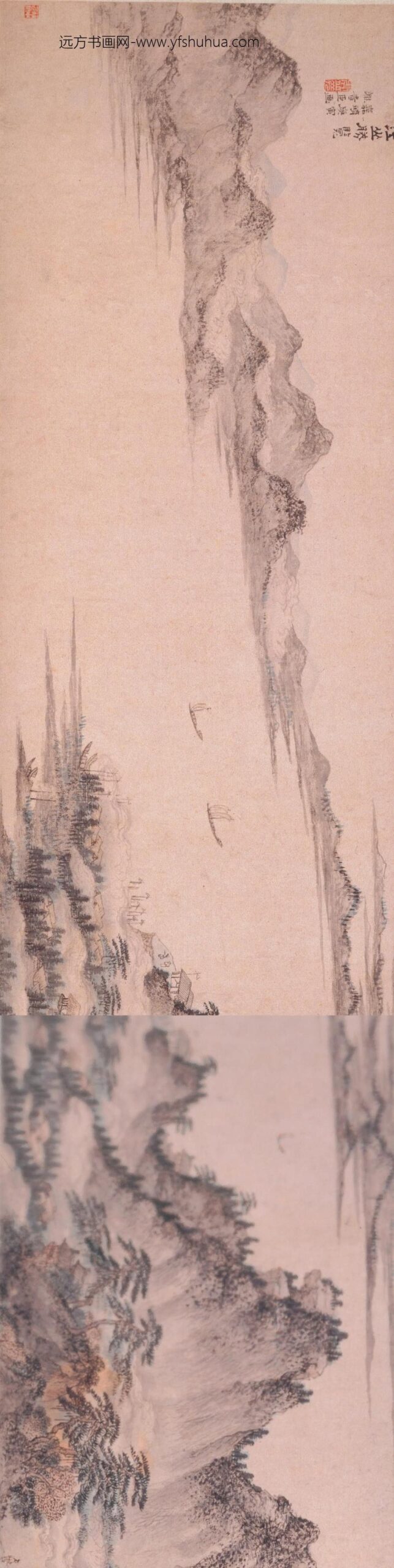 谢时臣_江山揽胜图卷_