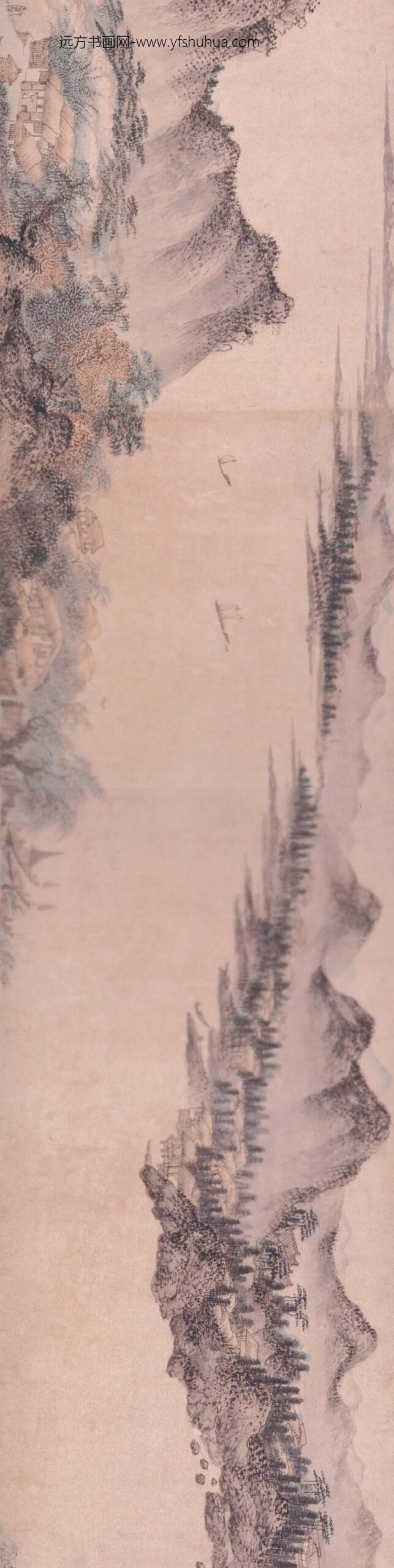 谢时臣_江山揽胜图卷_