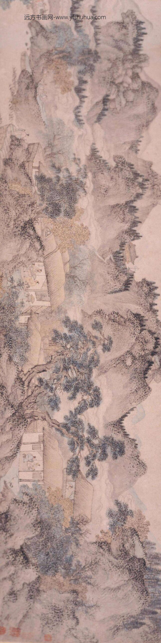 谢时臣_江山揽胜图卷_