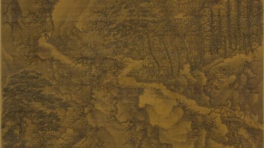 谢时臣 溪山岁晚图轴.jpg