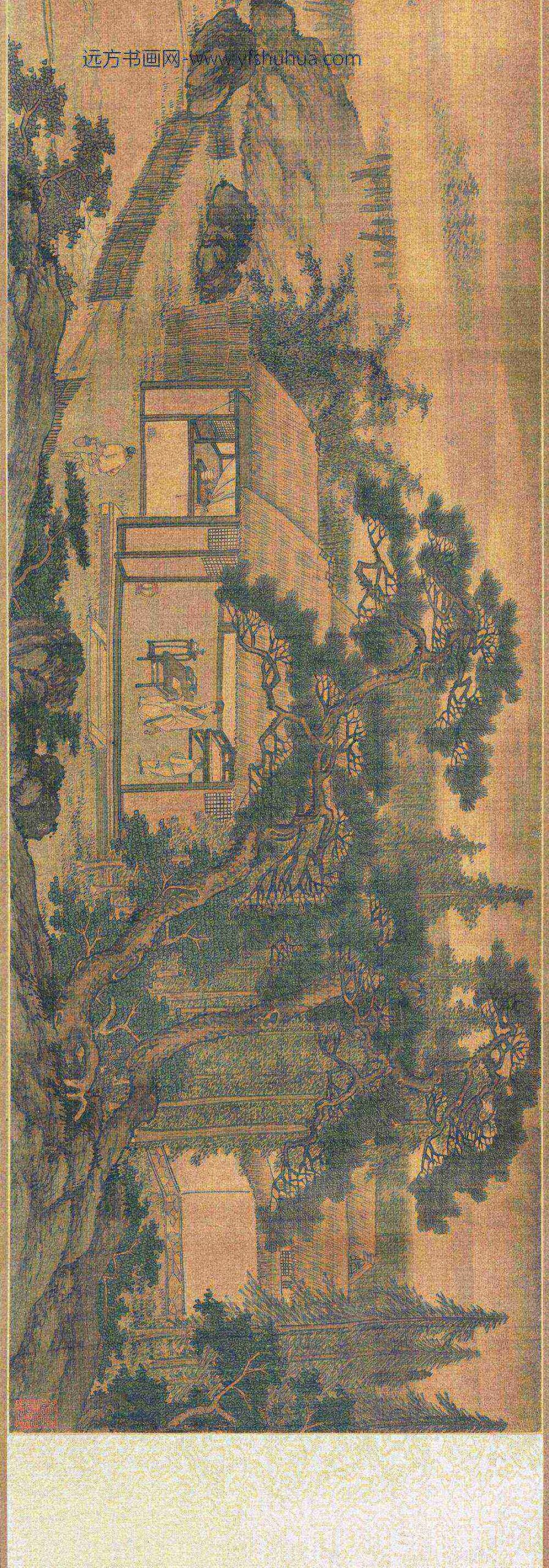 谢汝明_耕斋图卷_