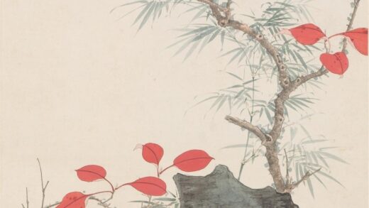 谢稚柳 林鸟鸣秋图轴.jpg