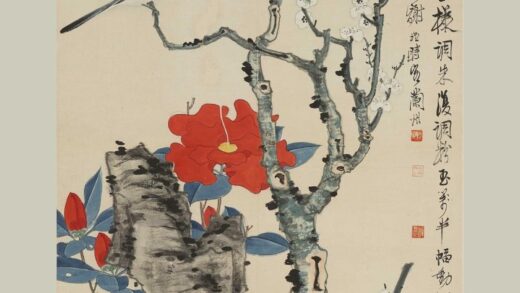 谢稚柳 花鸟轴.jpg