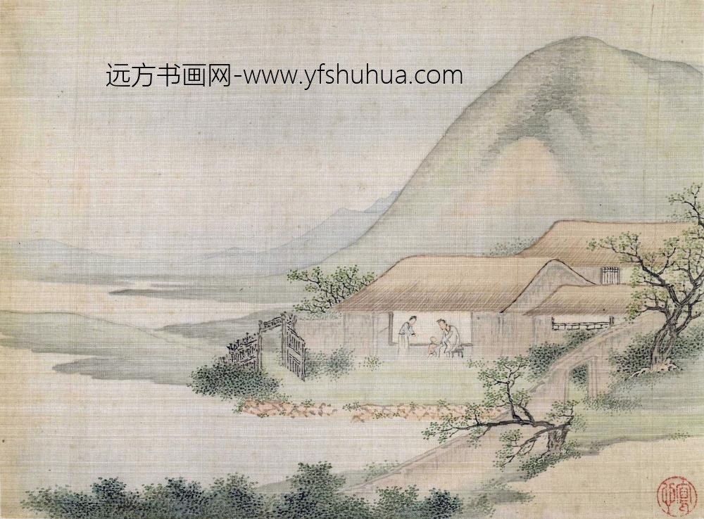 谢荪_山水图册_