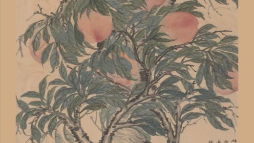 赵之谦 九桃图轴.jpg