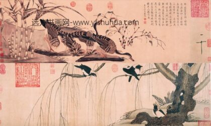 赵佶 宋徽宗 柳鸦芦雁图卷.jpg