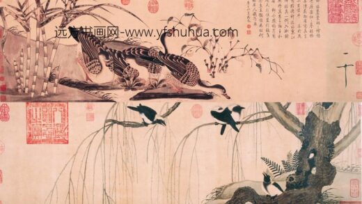 赵佶 宋徽宗 柳鸦芦雁图卷.jpg