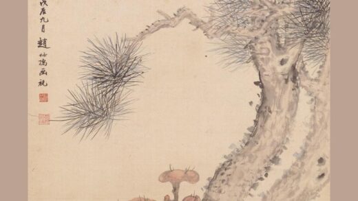 赵叔孺 芝兰并茂图轴.jpg