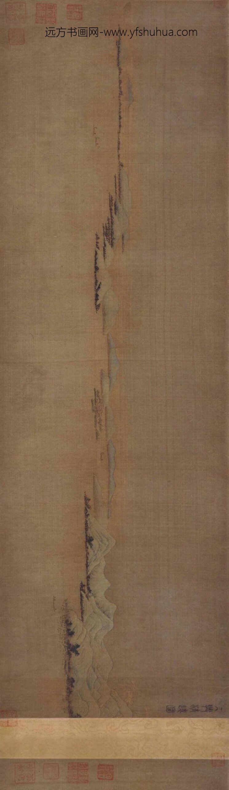 赵孟頫_吴兴清远图卷_