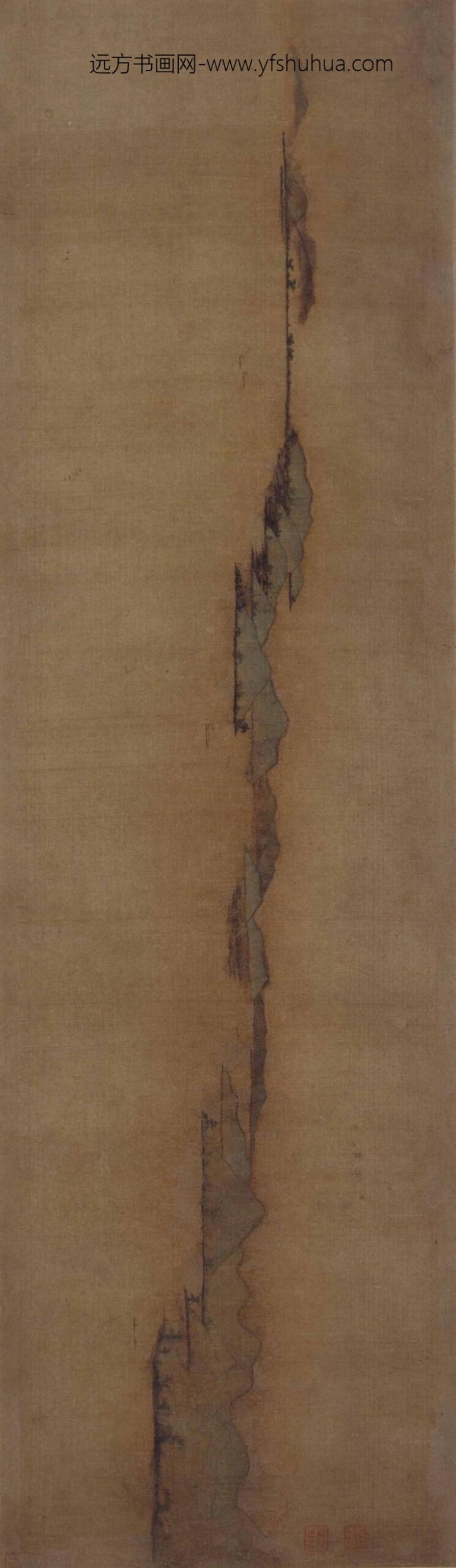 赵孟頫_吴兴清远图卷_