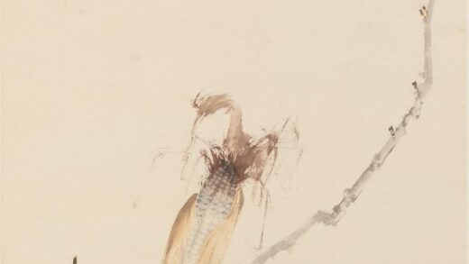 赵少昂 石榴玉米图轴.jpg