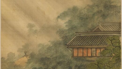 赵澄 仿刘松年醉归夜雨图轴.jpg