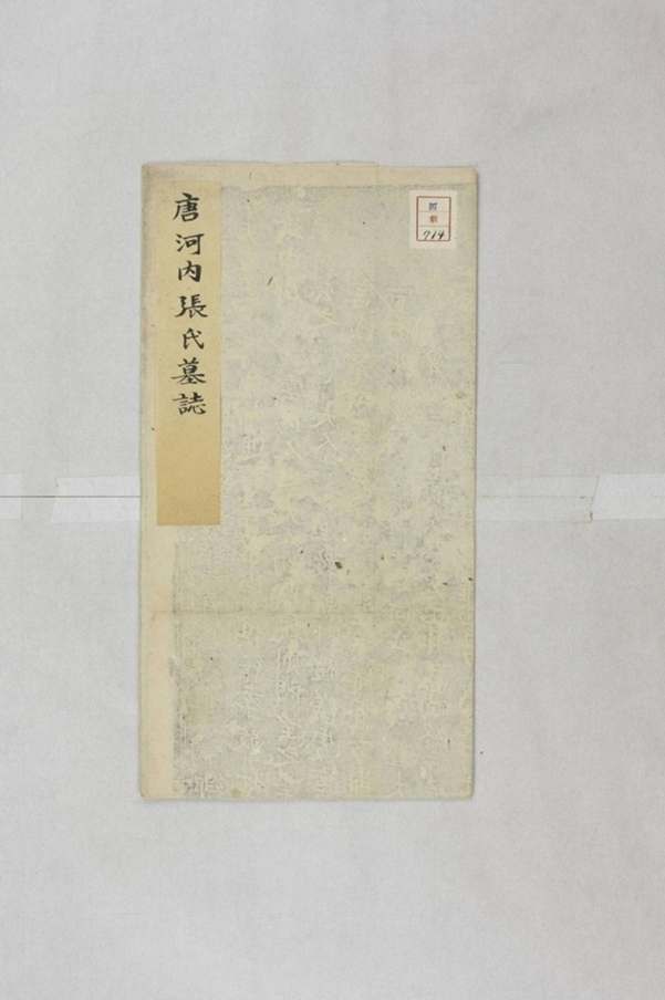 趙君妻張氏墓誌_