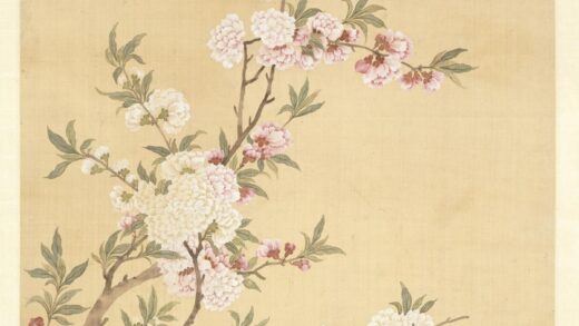 邹一桂 碧桃图轴.jpg