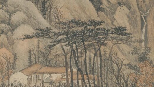 邹喆（哲） 松林僧话图轴.jpg