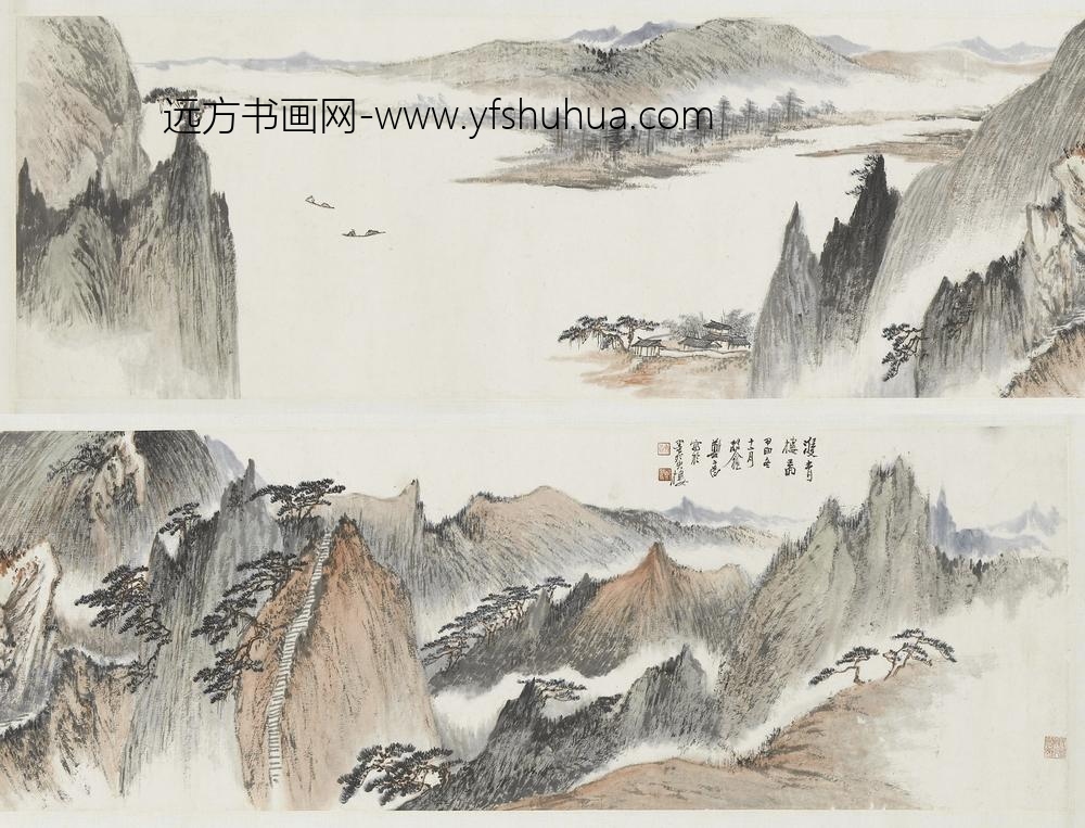 郑午昌_双青楼图横批