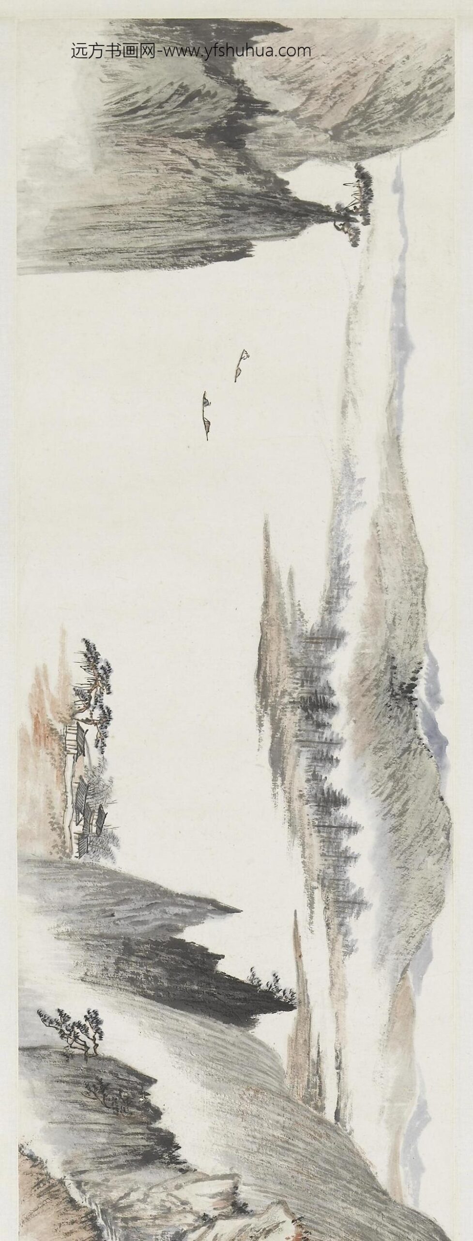 郑午昌_双青楼图横批_