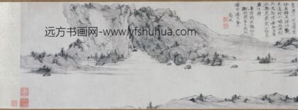 郑旼 仿倪瓒狮子林图卷.jpg