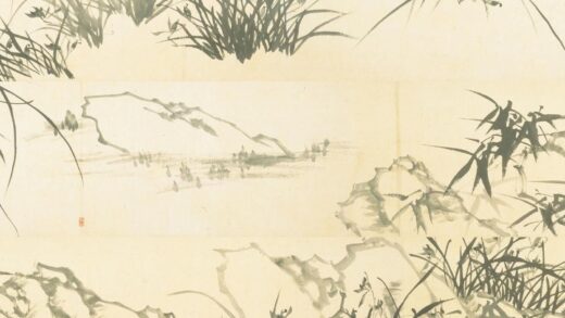 郑板桥（郑燮） 兰花竹石图卷.jpg