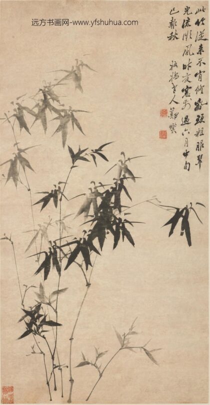 郑板桥（郑燮） 墨竹图轴 6.jpg