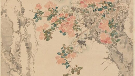 钱元昌 杜鹃花图轴.jpg