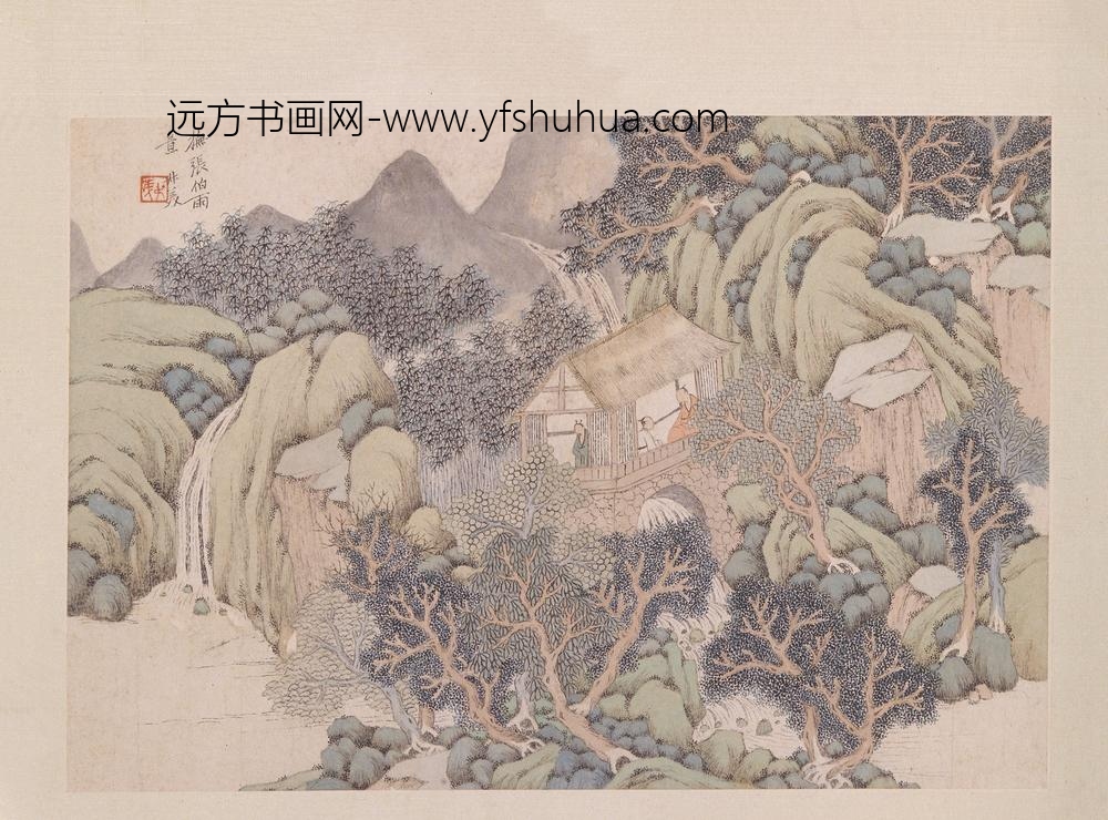 钱杜_人物山水册