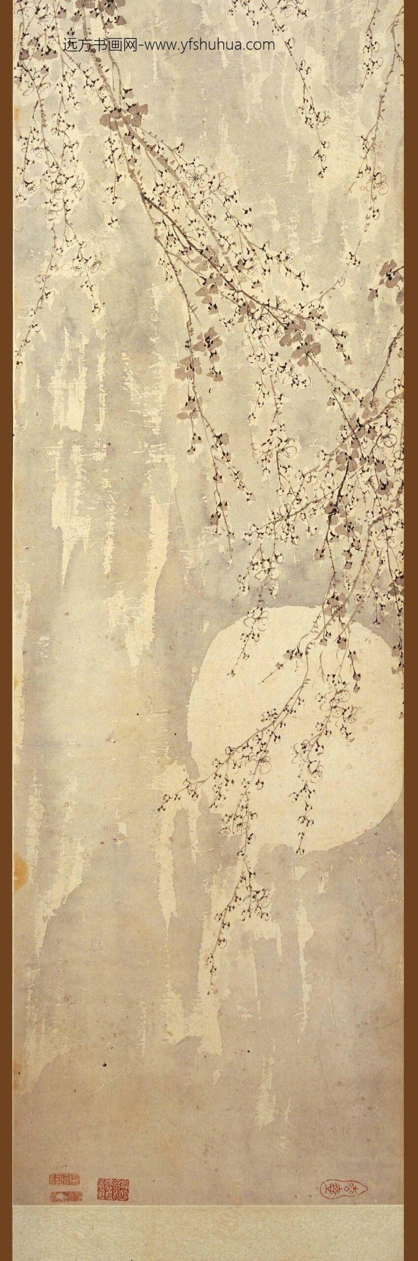 钱杜_梅花图卷_