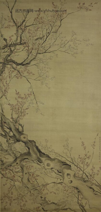 钱杜 梅花图轴.jpg