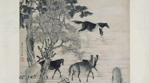 钱沣 马图轴.jpg