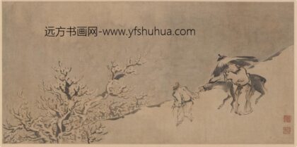 钱球 雪景人物横幅.jpg