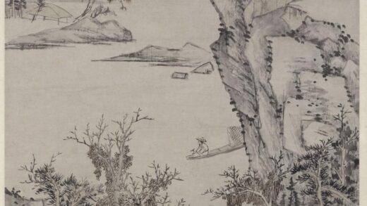 钱维乔 天光云影图轴.jpg