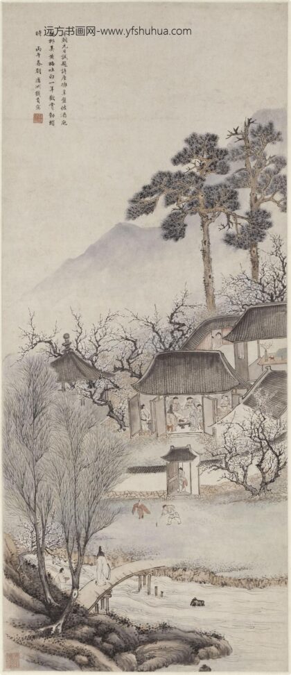 钱贡 岁寒图轴.jpg