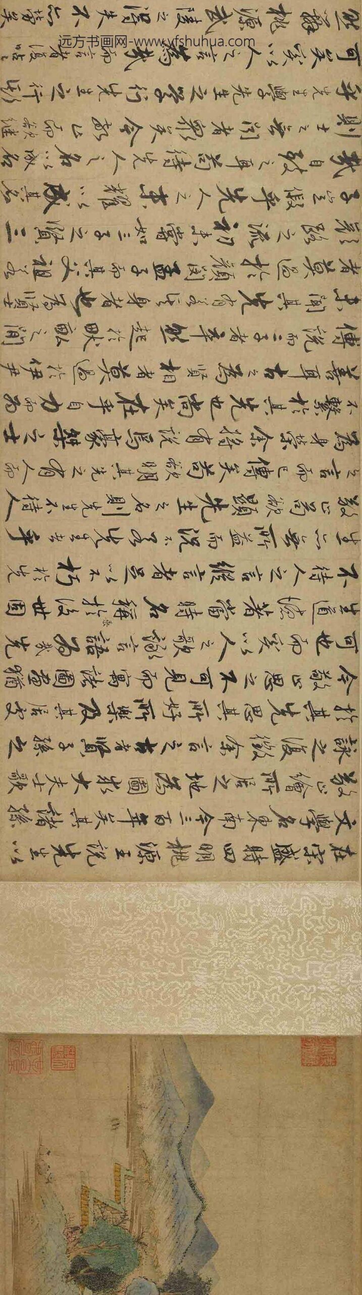 钱选_四明桃源图卷_