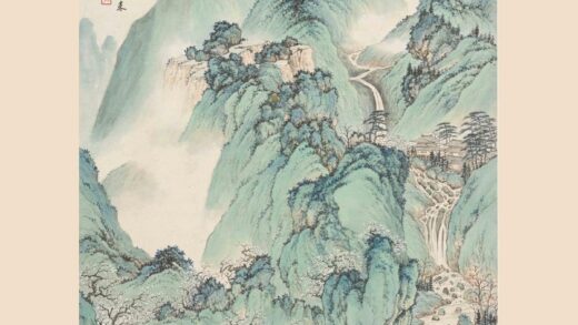 陶冷月 梅花草堂图轴.jpg