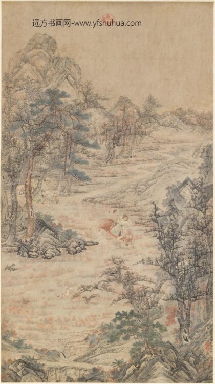 陶寙 秋猎图轴.jpg