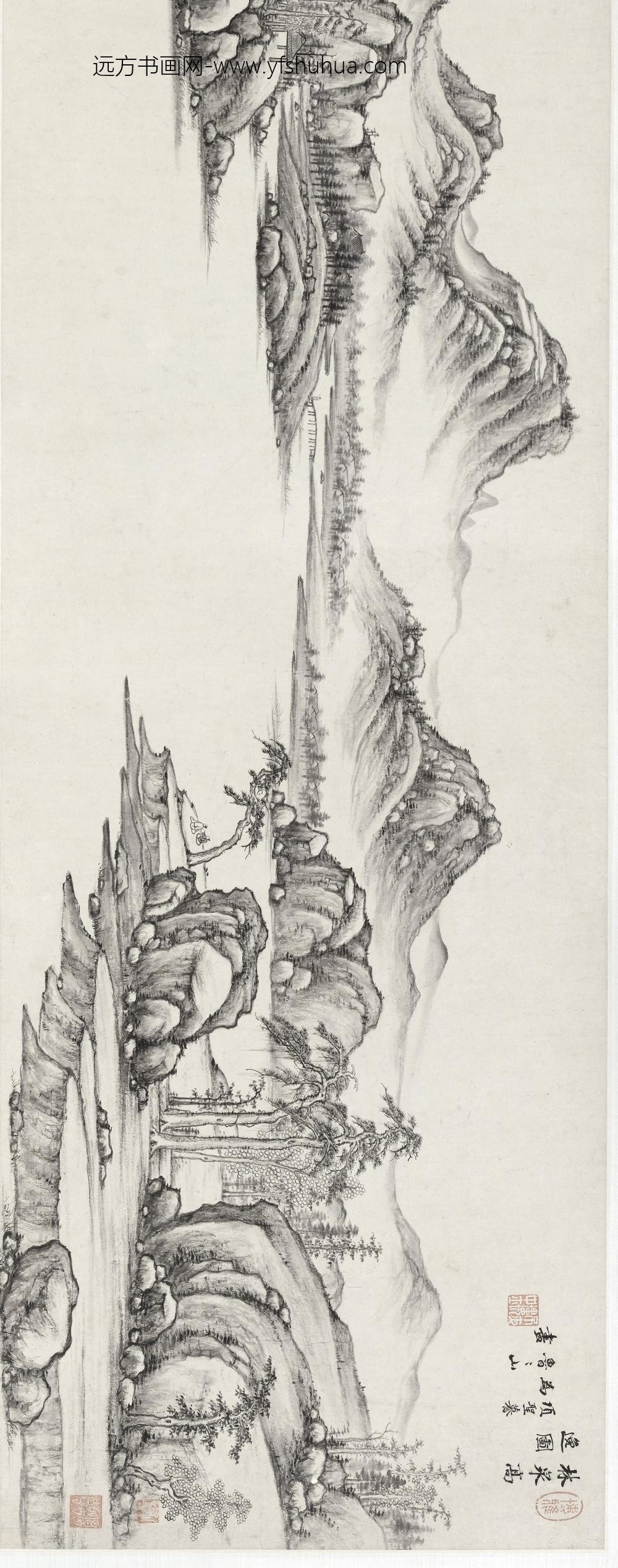 项圣谟_林泉高逸图卷_