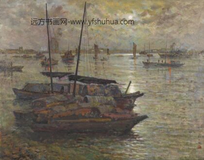 颜文樑 黄浦江夜航图.jpg