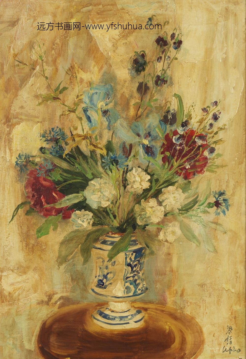 黎谱-牡丹与鸢尾花