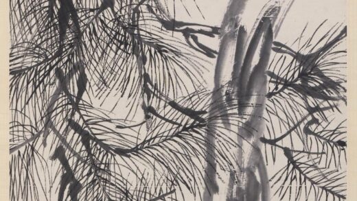 齐白石 松菊双鹊图轴.jpg