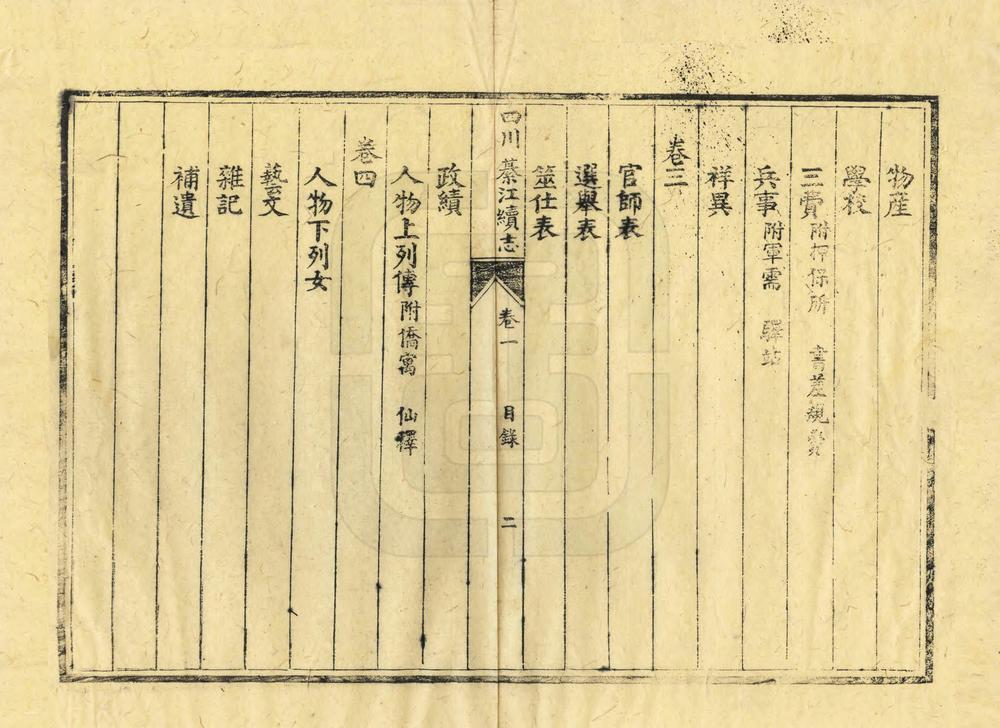 _四川綦江续志_