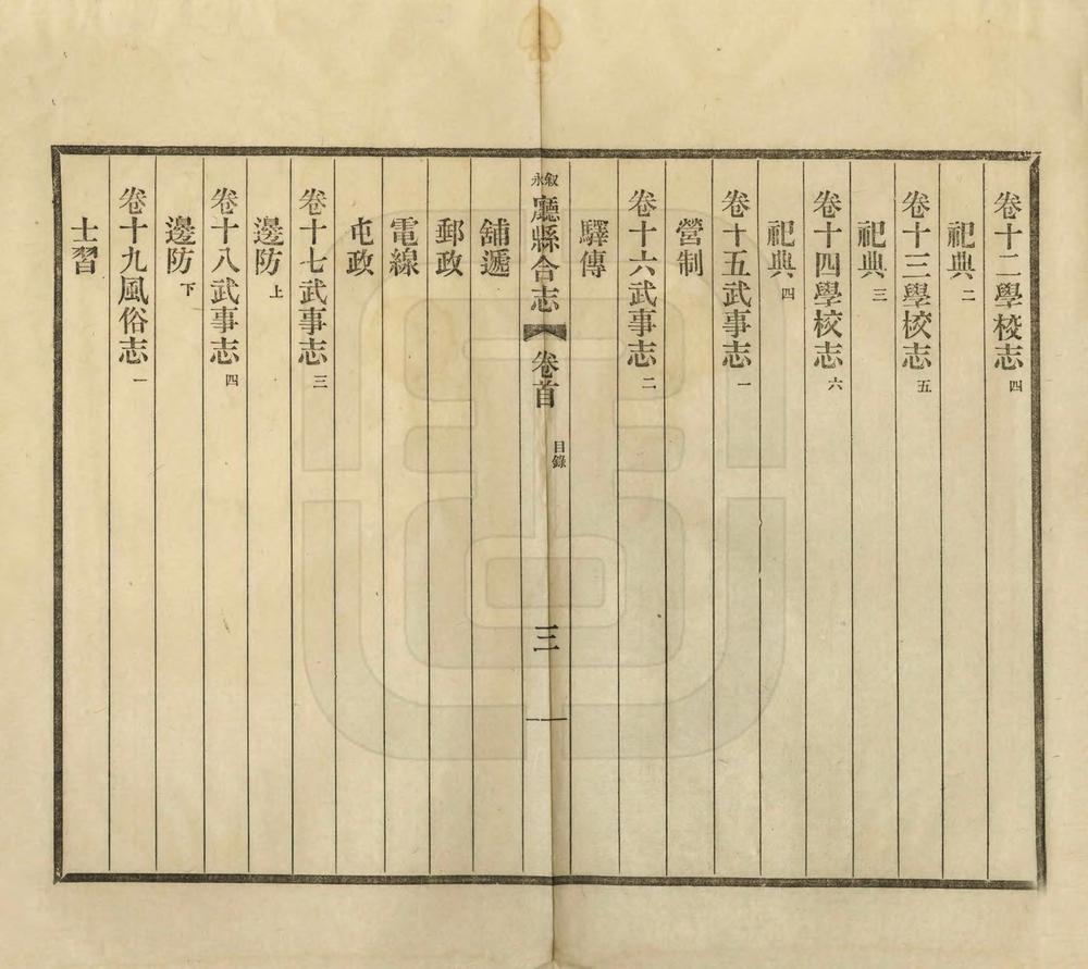 _续修叙永永宁厅县合志_