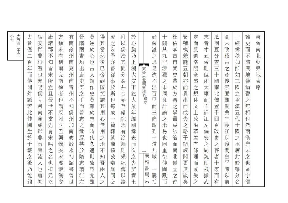 _东晋南北朝舆地表_