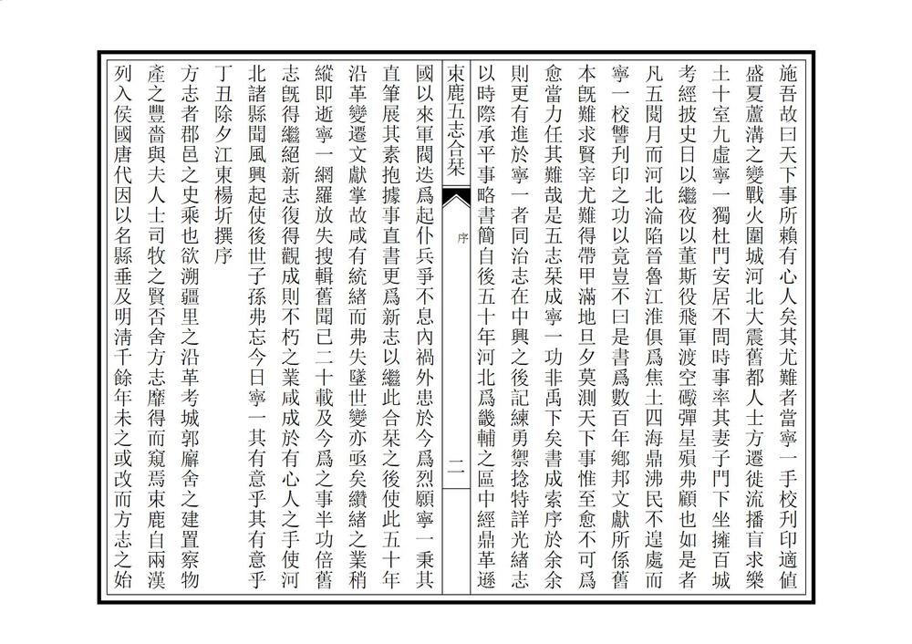 _束鹿五志合刊_