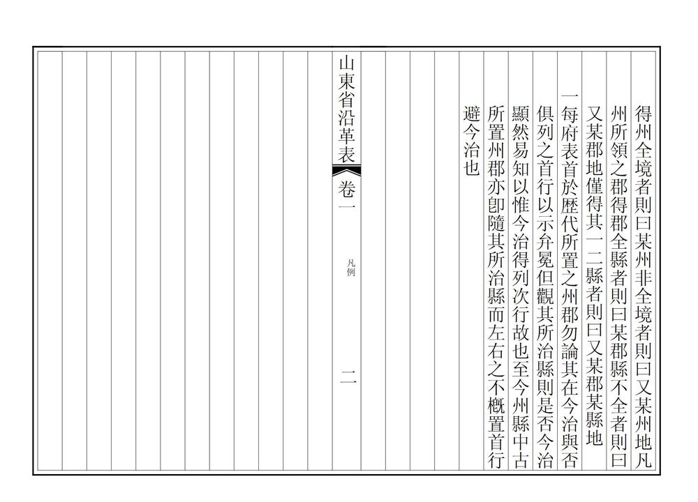 _山东省沿革表_