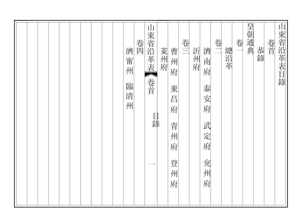 _山东省沿革表_