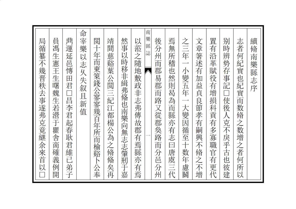 _新修南乐县志_