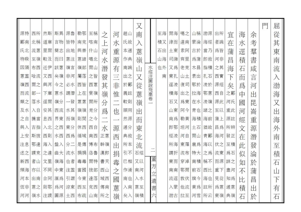 _水经注图说残稿_