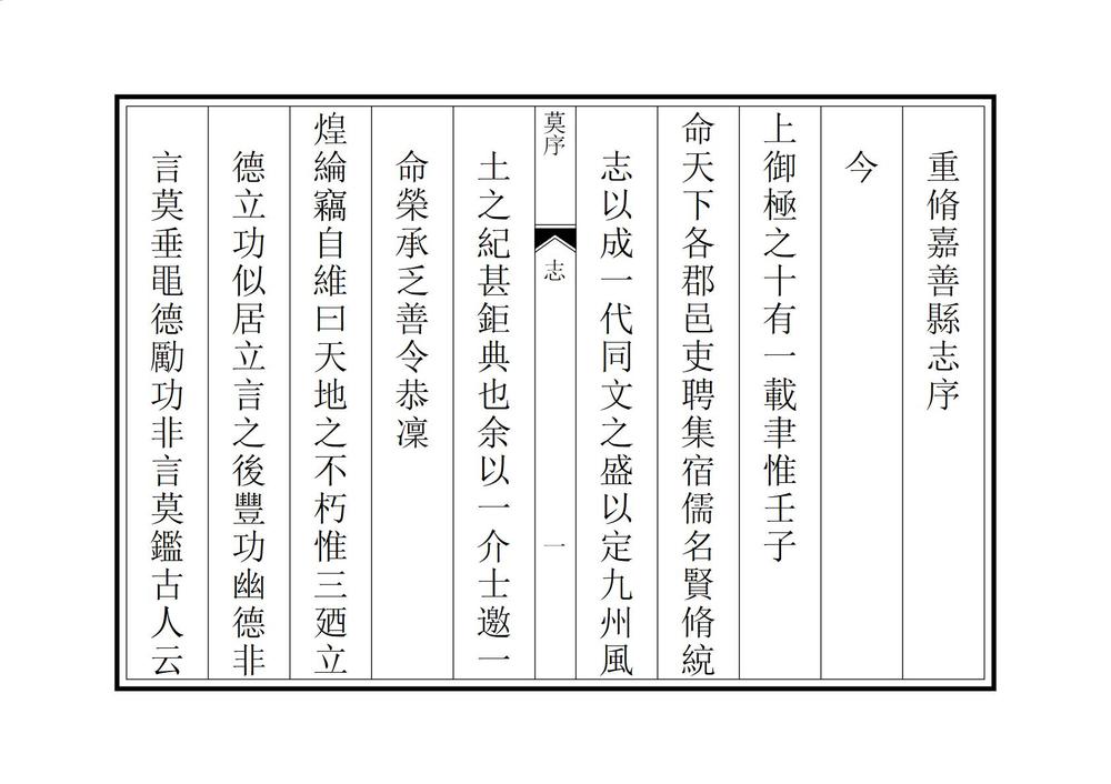 _重修嘉善县志_