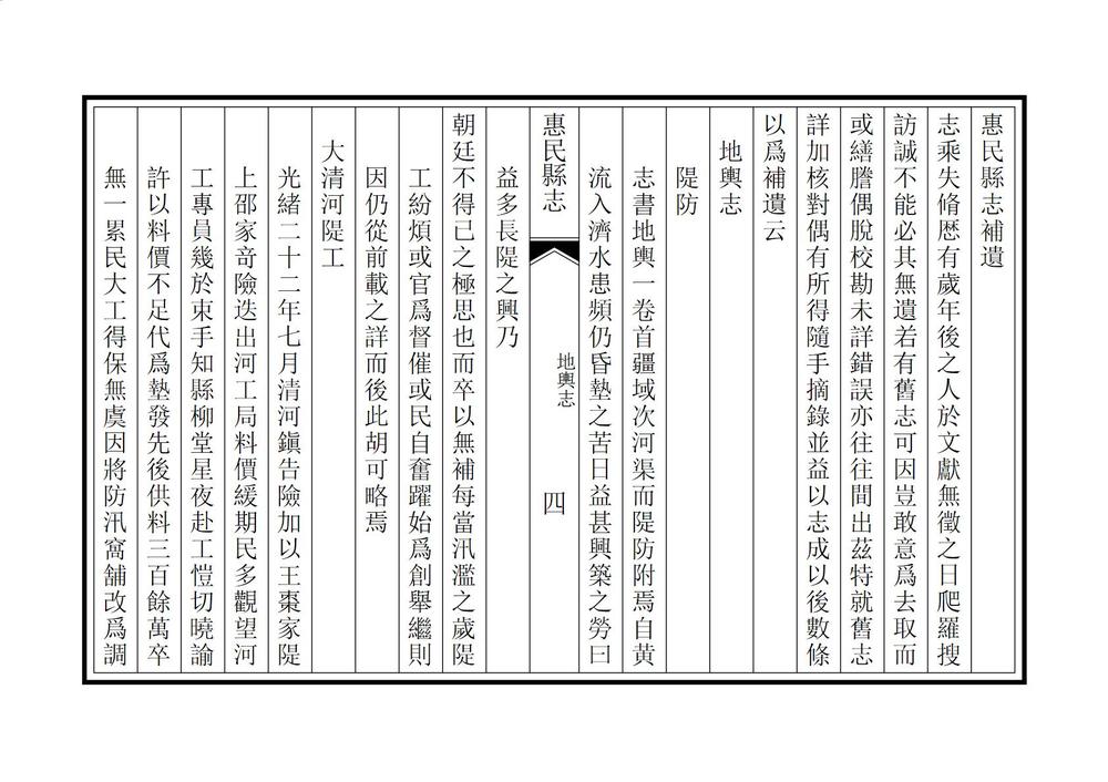 _惠民县志补遗_